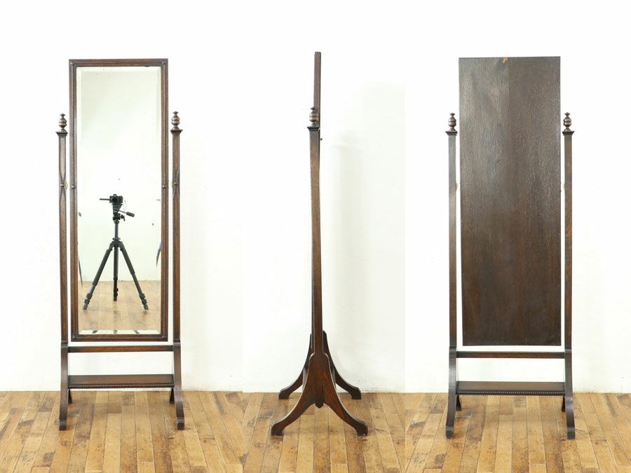 アンティーク家具 シュバルミラー 58589