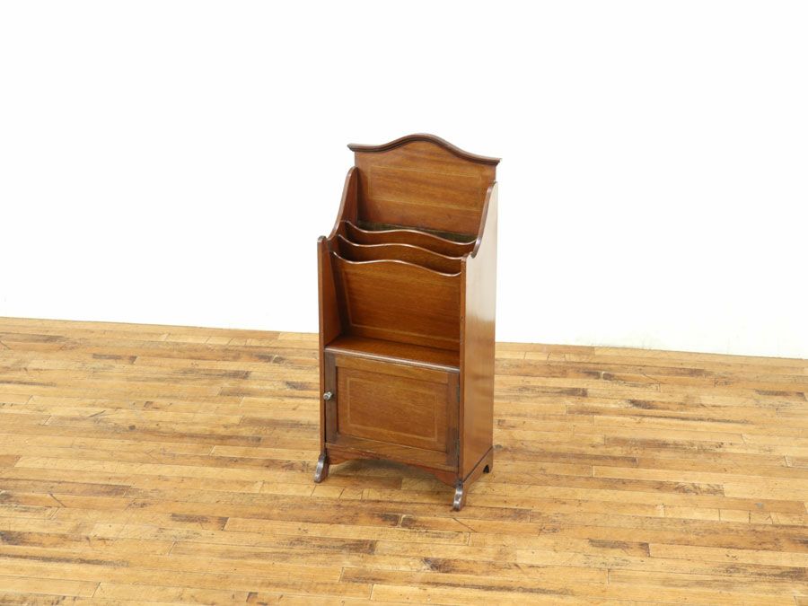 アンティーク家具 マガジンラック 58621
