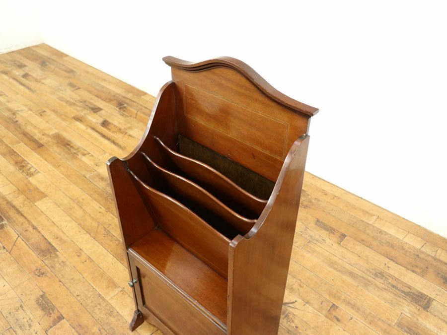 アンティーク家具 マガジンラック 58621