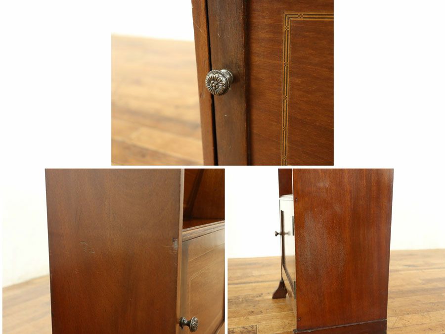 アンティーク家具 マガジンラック 58621