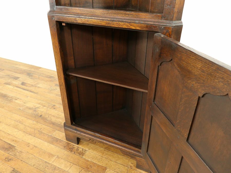 アンティーク家具 コーナーキャビネット 58784