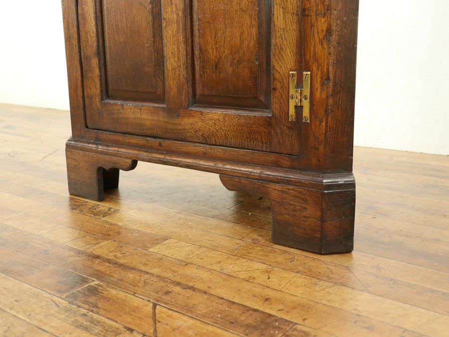 アンティーク家具 コーナーキャビネット 58784