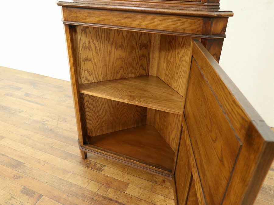 アンティーク家具 コーナーキャビネット 58729