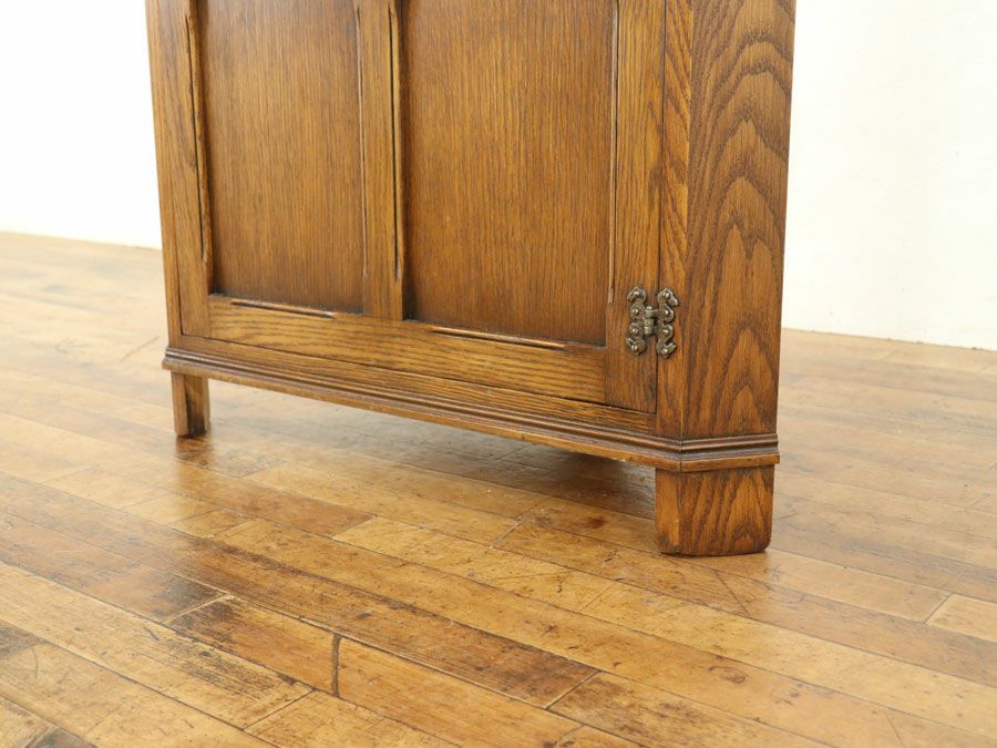アンティーク家具 コーナーキャビネット 58729
