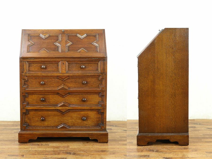 アンティーク家具 ビューロー 58616