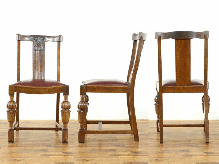 アンティーク家具 ダイニングチェア 58772d