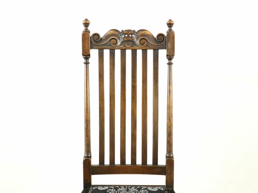 アンティーク家具 張替済チェア 58631a