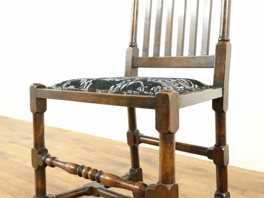 アンティーク家具 張替済チェア 58631a