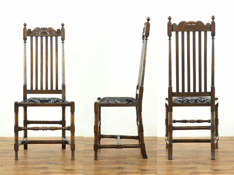 アンティーク家具 張替済チェア 58631a