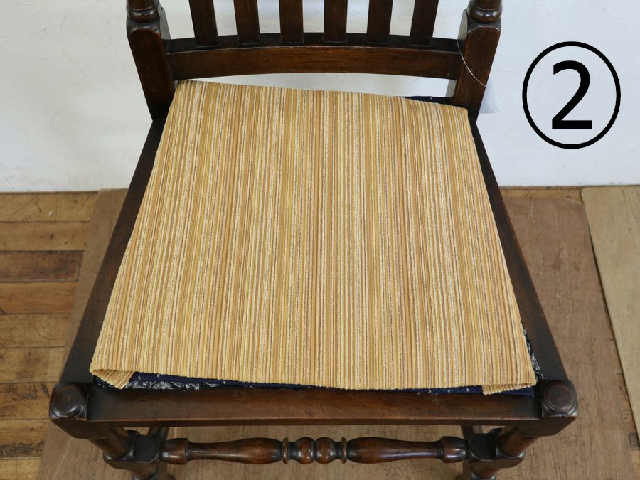 アンティーク家具 張替済チェア 58631a