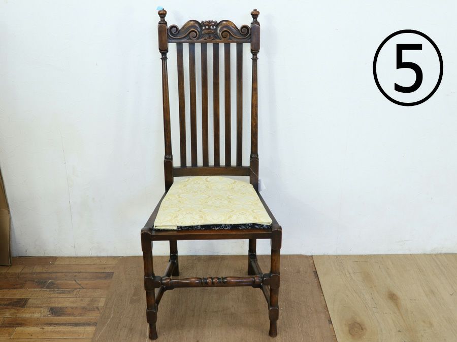 アンティーク家具 張替済チェア 58631a