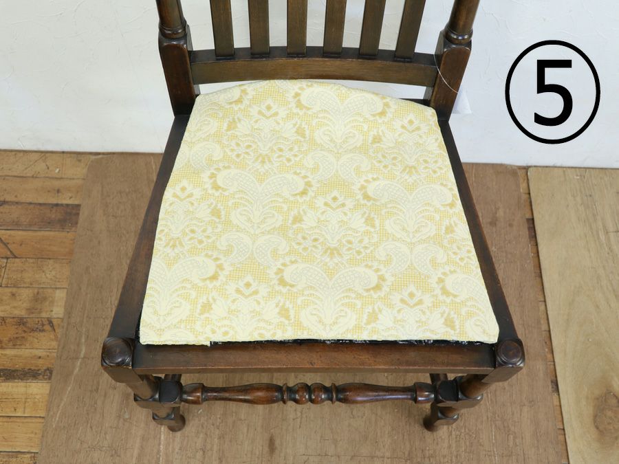 アンティーク家具 張替済チェア 58631a