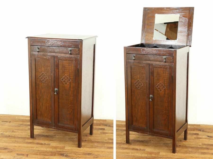 アンティーク家具 バチュラーズチェスト 58627