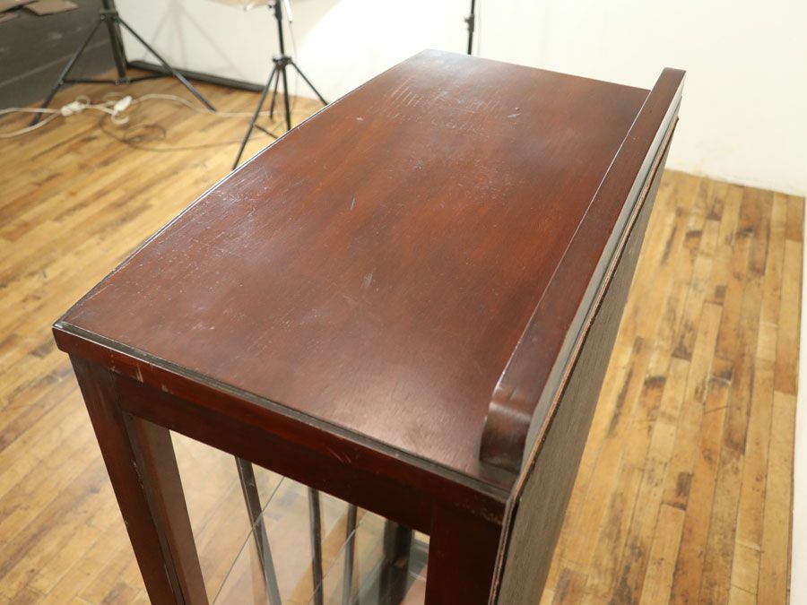 アンティーク 飾り棚 ショーケース 58701