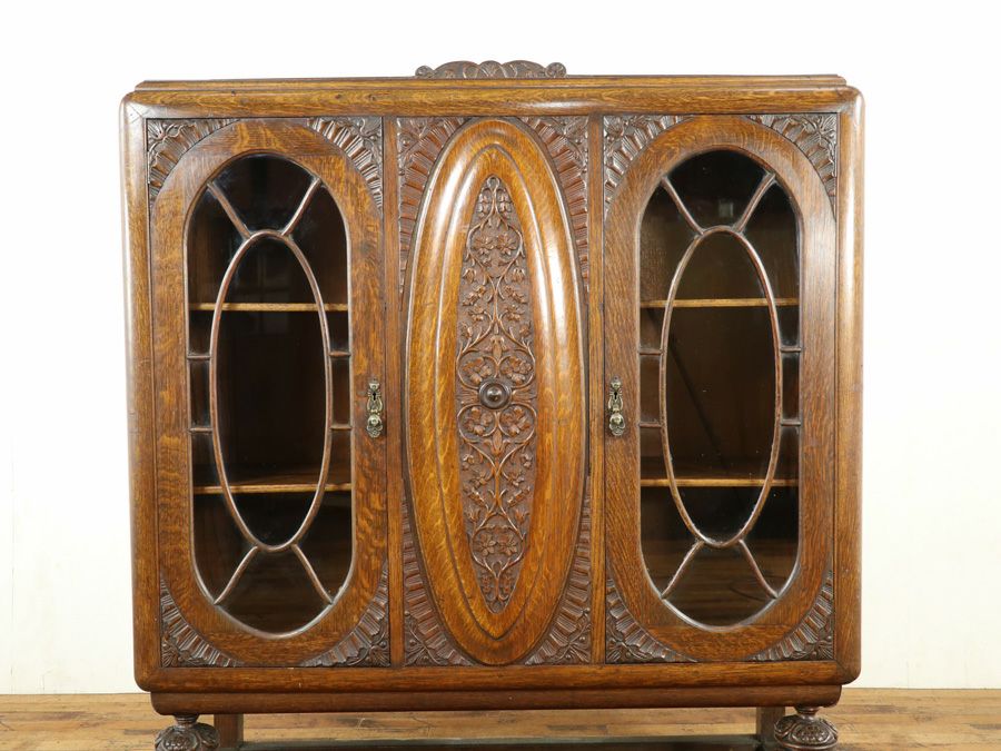 アンティーク家具 ブックケース 58909