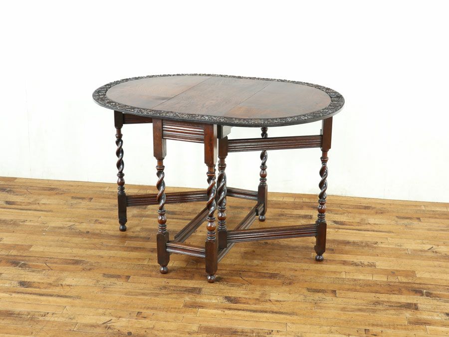 アンティーク家具 ゲートレッグテーブル 58908