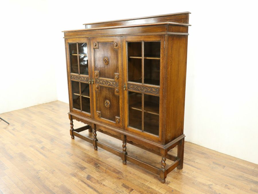 アンティーク家具 ブックケース 58872
