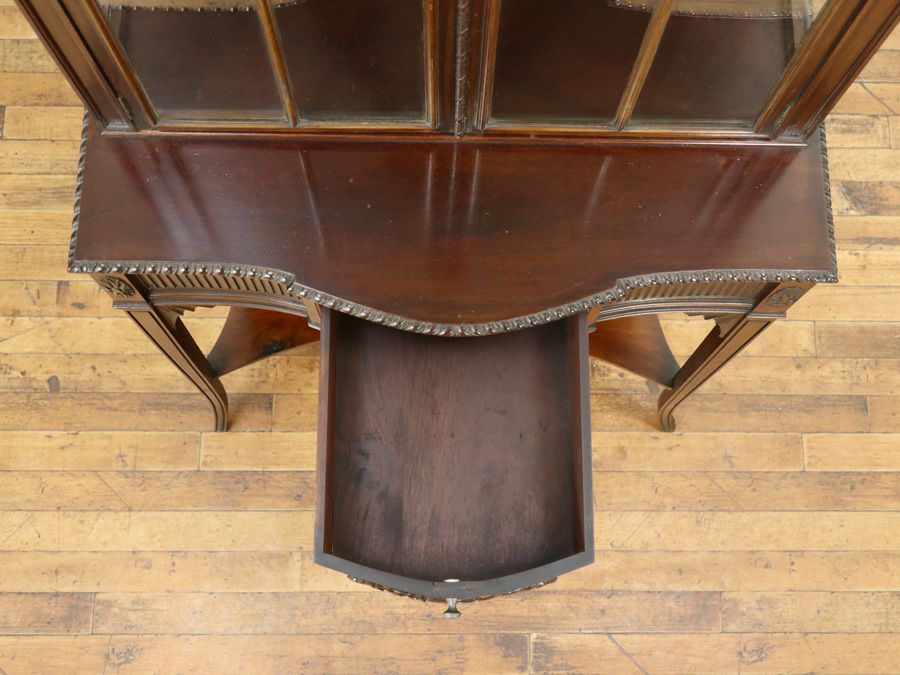 アンティーク家具 ガラスキャビネット 58904