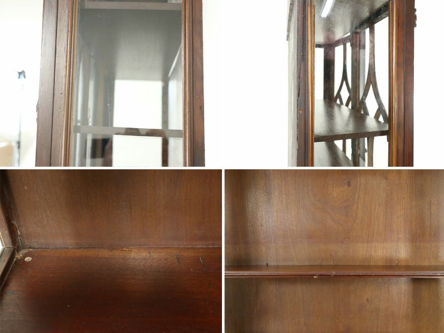 アンティーク家具 ガラスキャビネット 58904