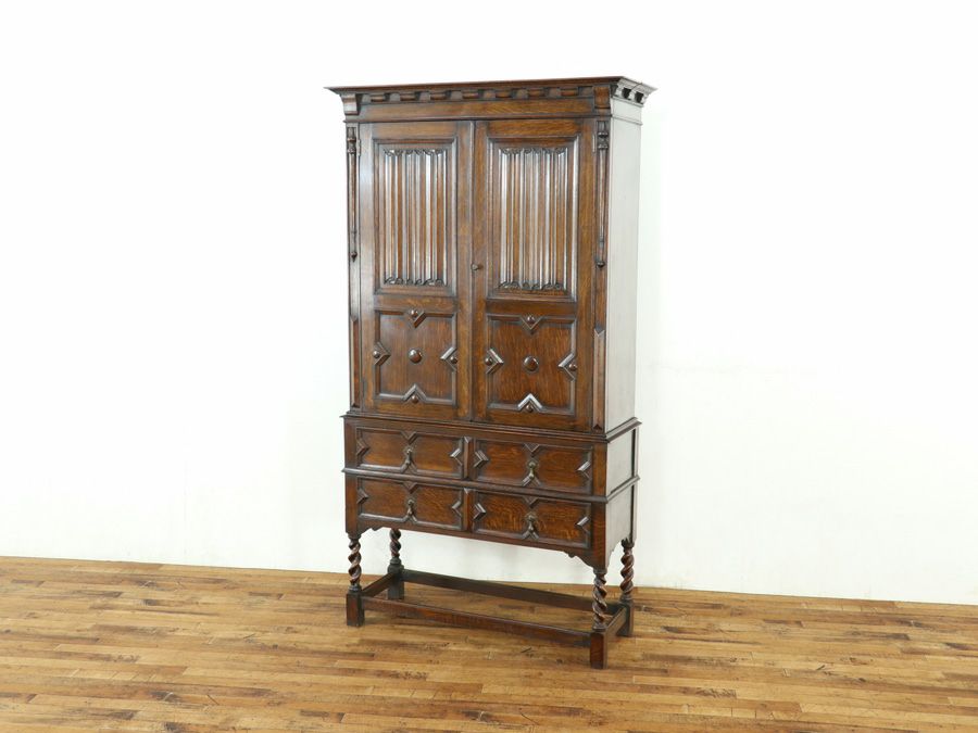 アンティーク家具 キャビネット 58830