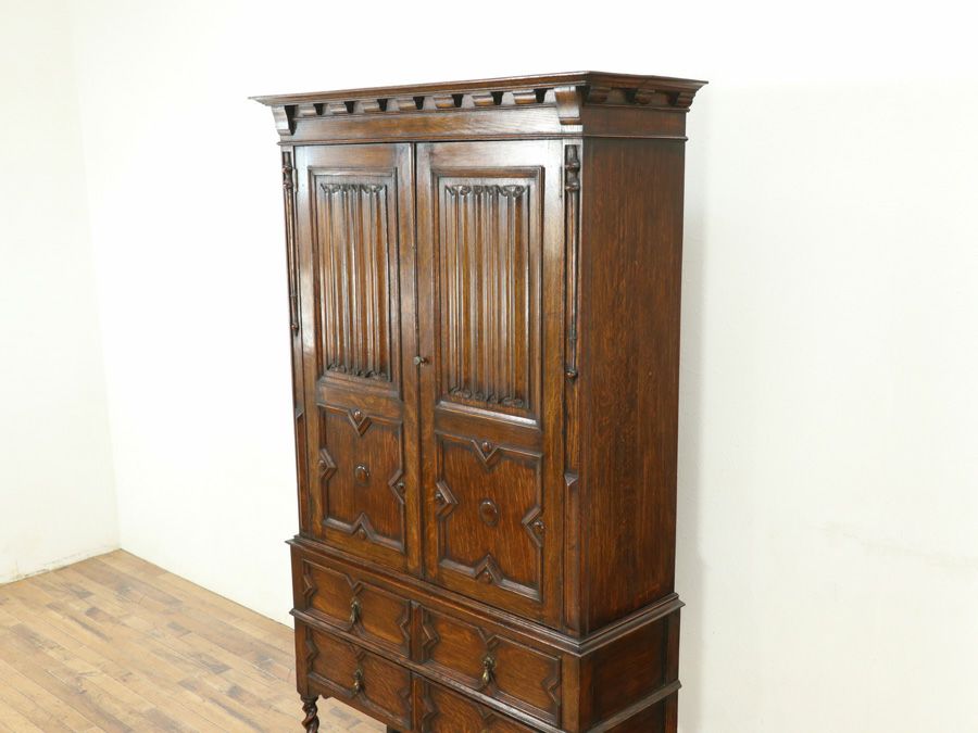 アンティーク家具 キャビネット 58830