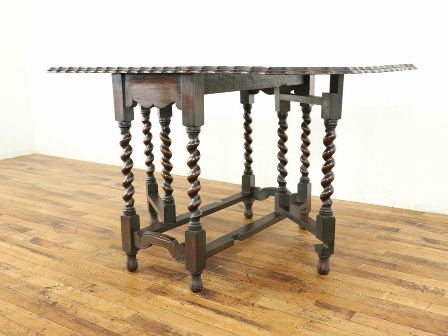 アンティーク家具 ゲートレッグテーブル 58813