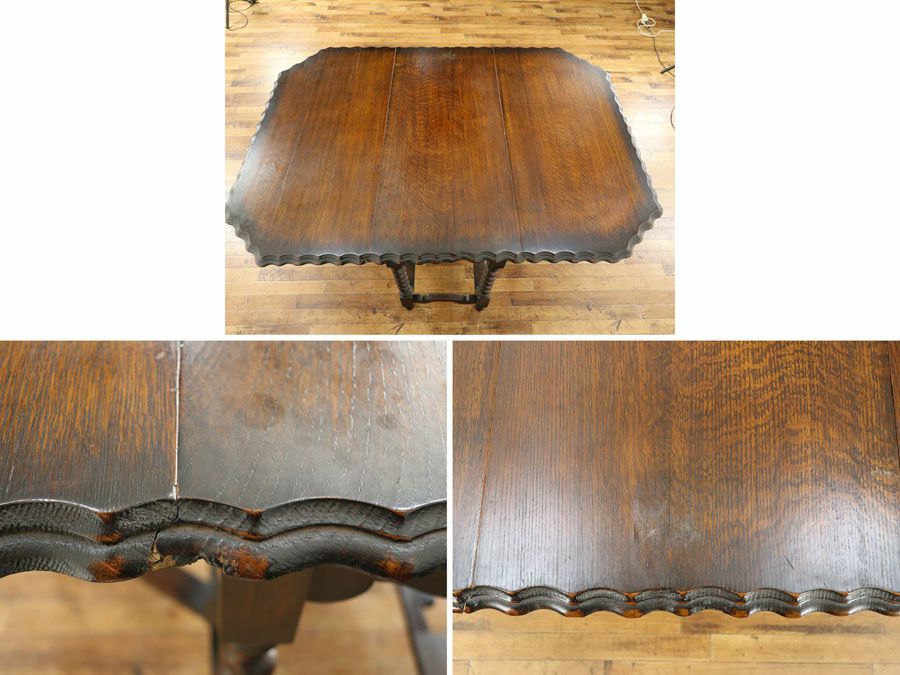 アンティーク家具 ゲートレッグテーブル 58813