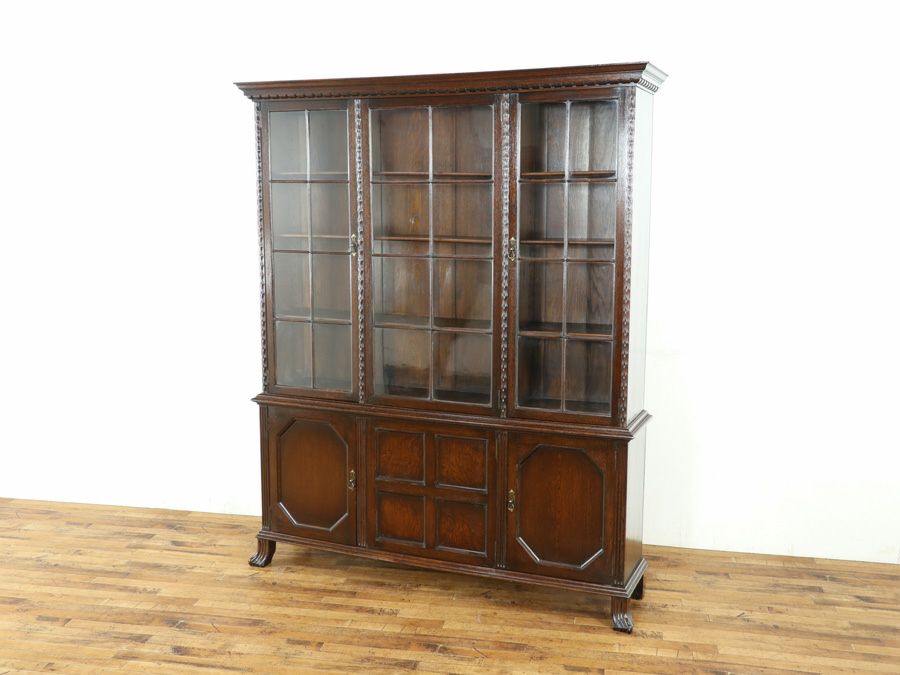 アンティーク家具 ブックケース 58886