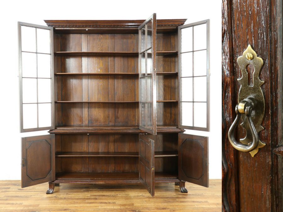 アンティーク家具 ブックケース 58886