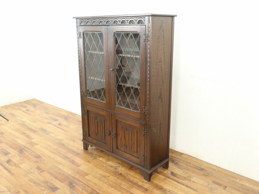 ブックケース　イギリスアンティーク家具