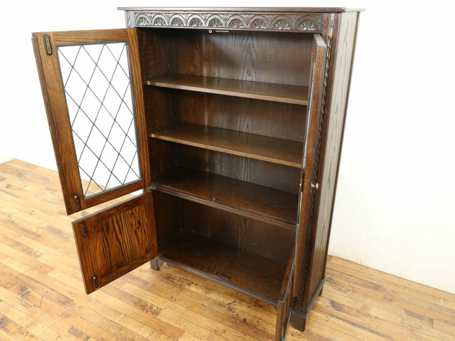 ブックケース　イギリスアンティーク家具