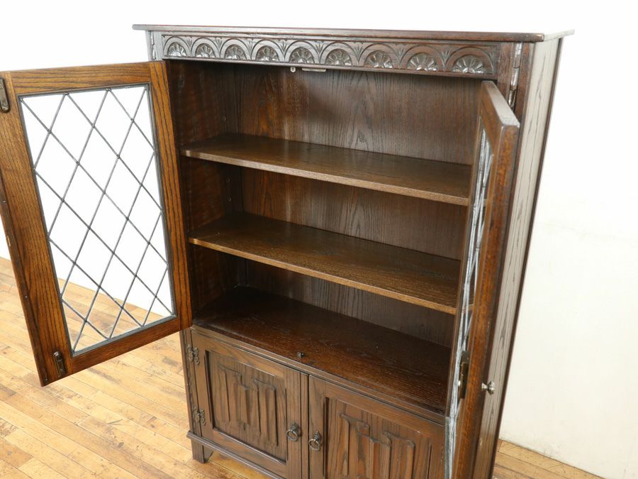 ブックケース　イギリスアンティーク家具