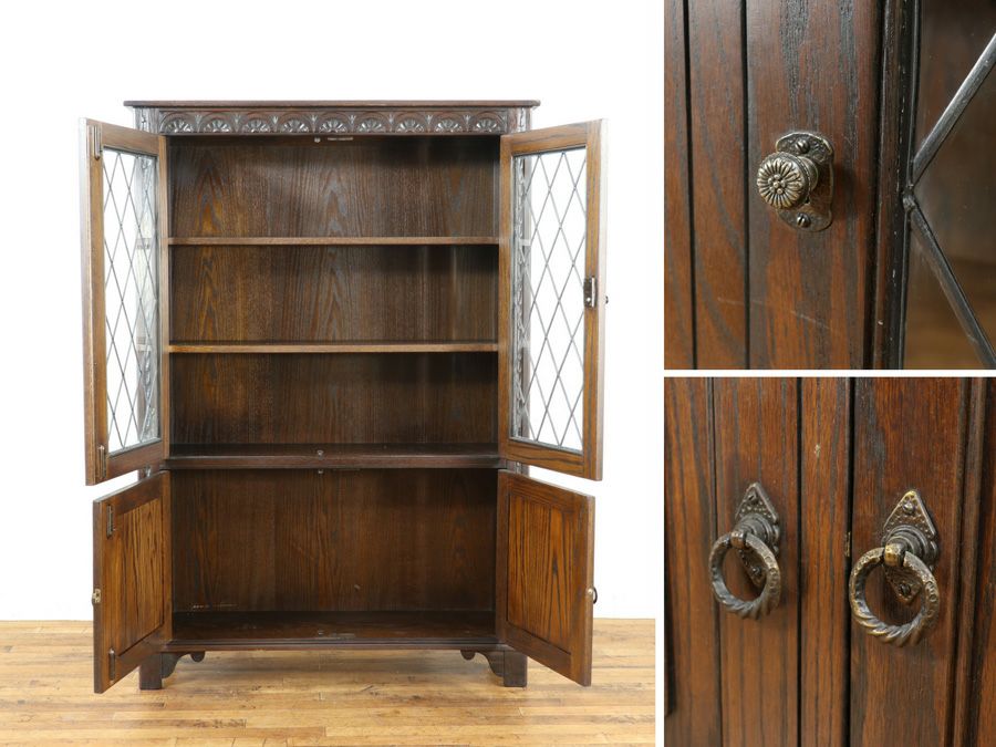 ブックケース　イギリスアンティーク家具