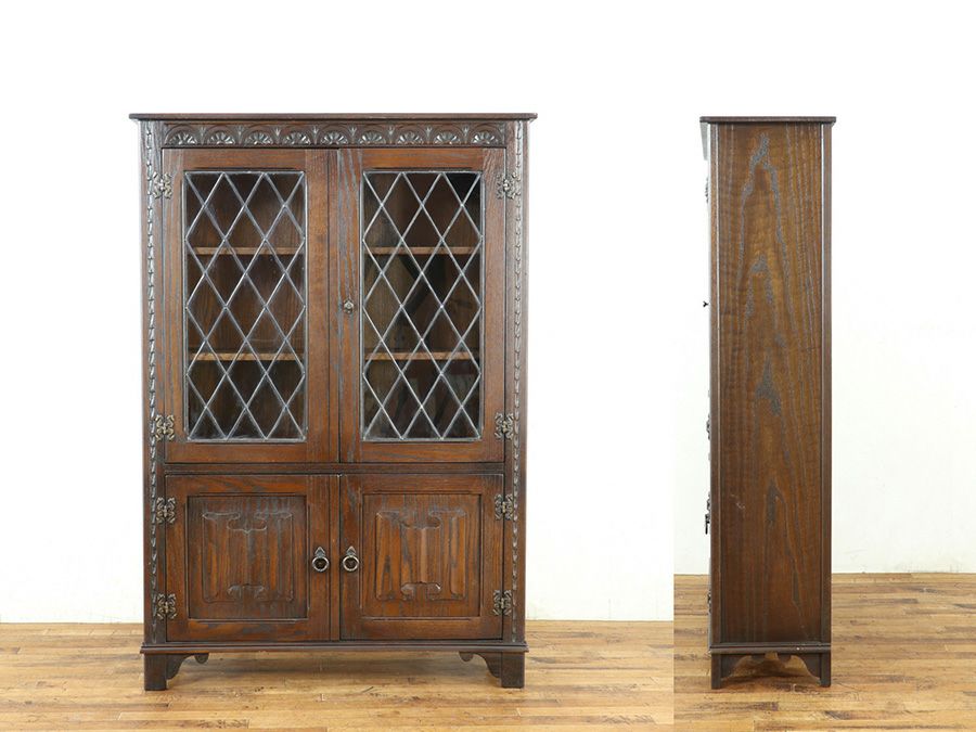 ブックケース　イギリスアンティーク家具