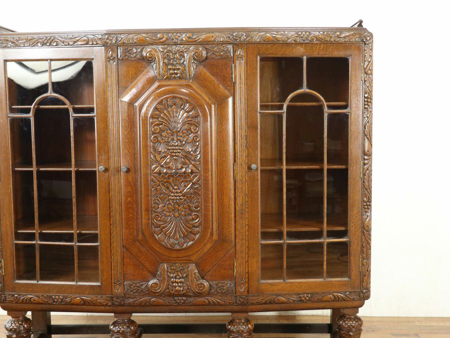 イギリスアンティーク家具　ブックケース　本棚