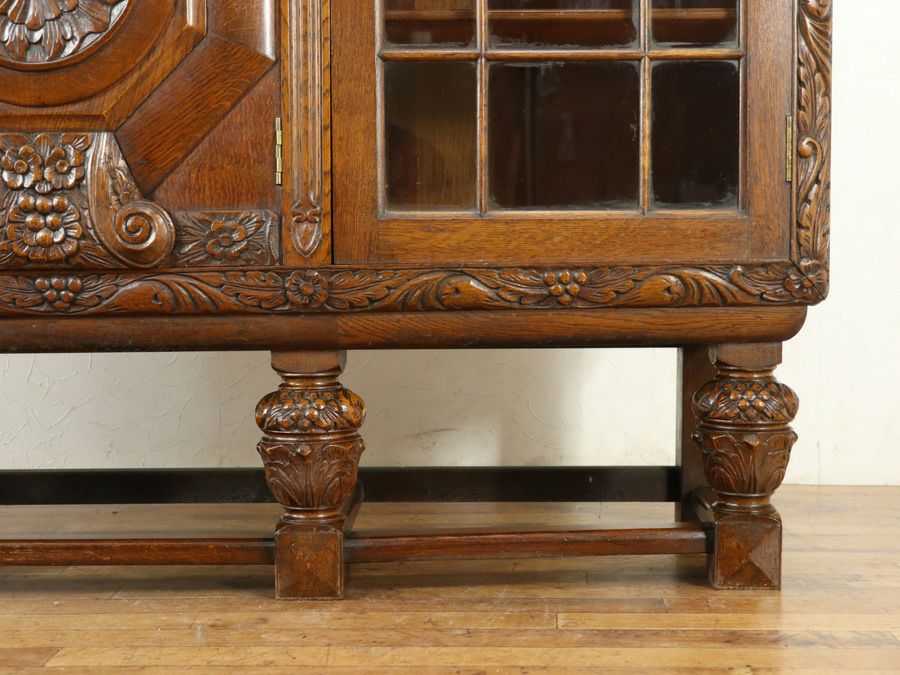 イギリスアンティーク家具　ブックケース　本棚