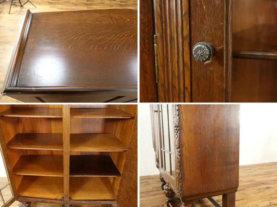 イギリスアンティーク家具　ブックケース　本棚