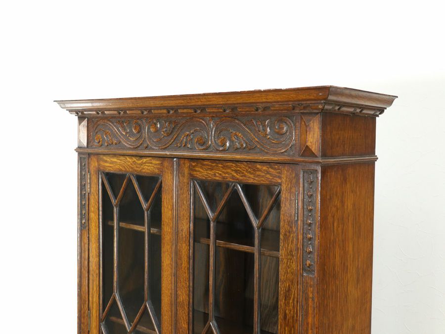 イギリスアンティーク家具 ビューローブックケース