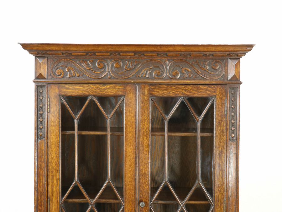 イギリスアンティーク家具 ビューローブックケース