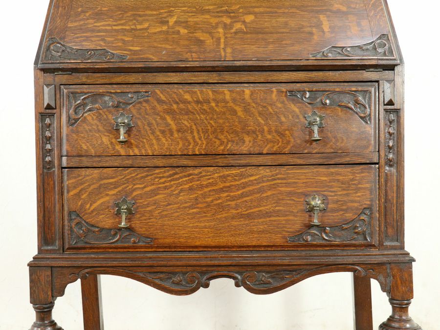 イギリスアンティーク家具 ビューローブックケース