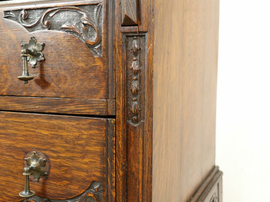 イギリスアンティーク家具 ビューローブックケース