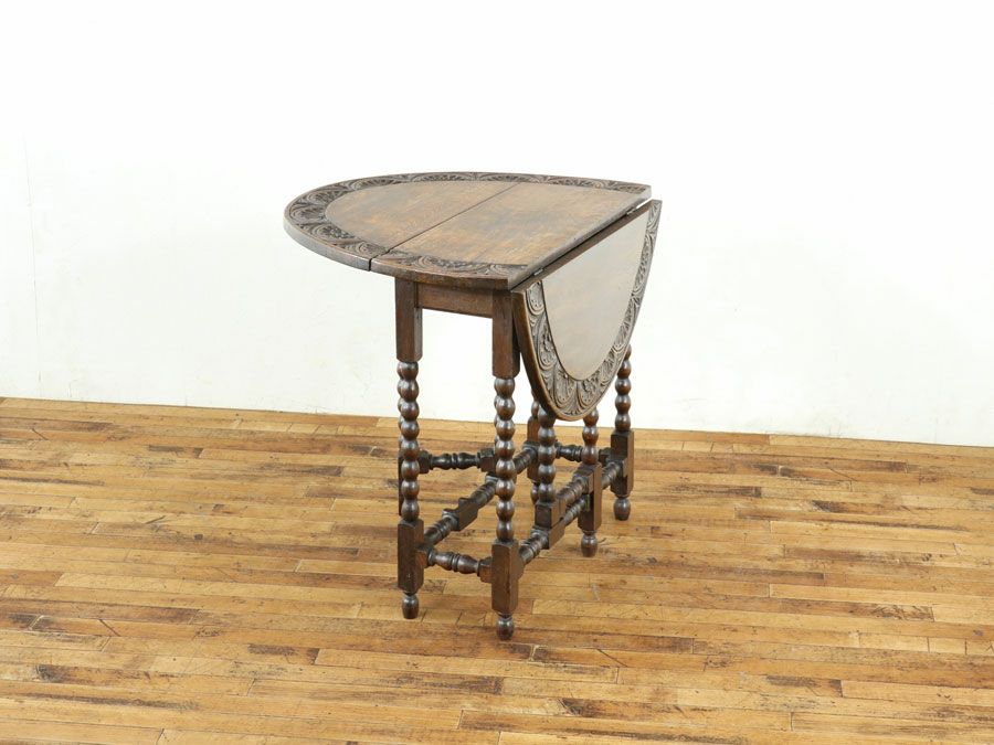 アンティーク家具 ゲートレッグテーブル