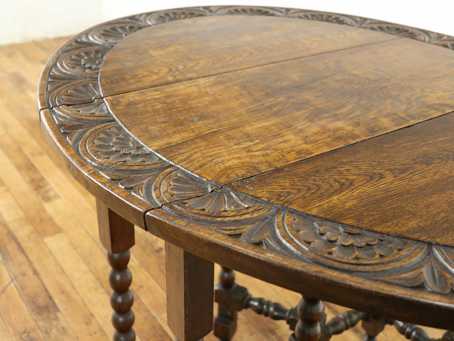 アンティーク家具 ゲートレッグテーブル