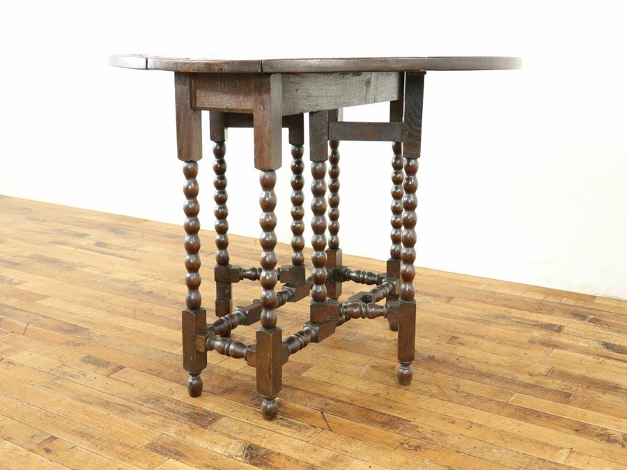 アンティーク家具 ゲートレッグテーブル