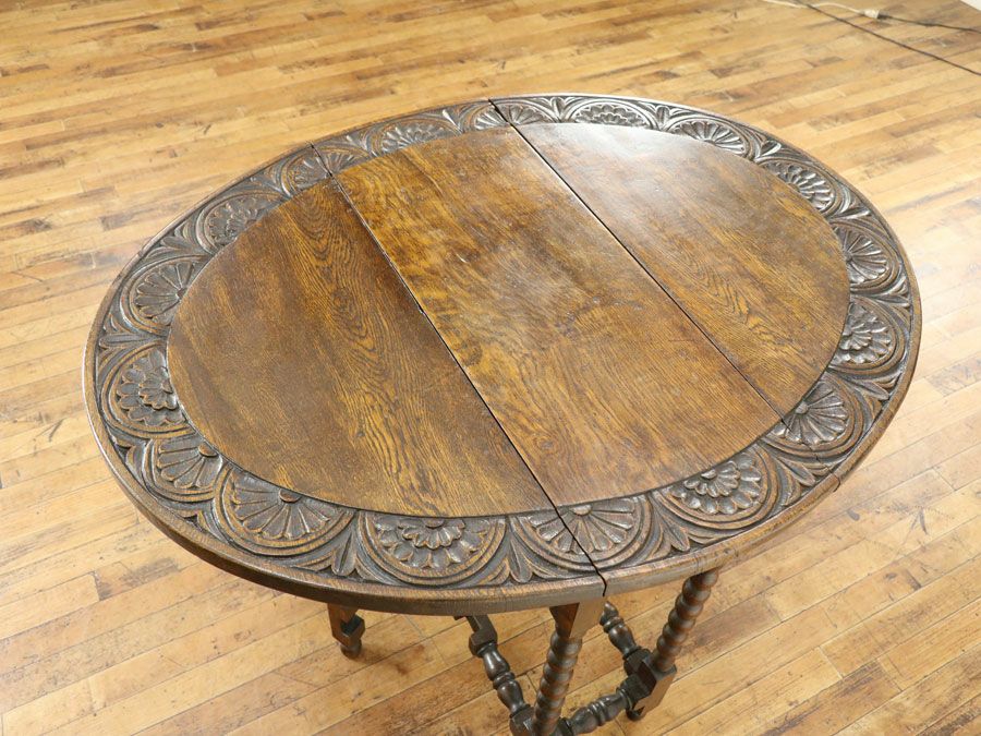 アンティーク家具 ゲートレッグテーブル