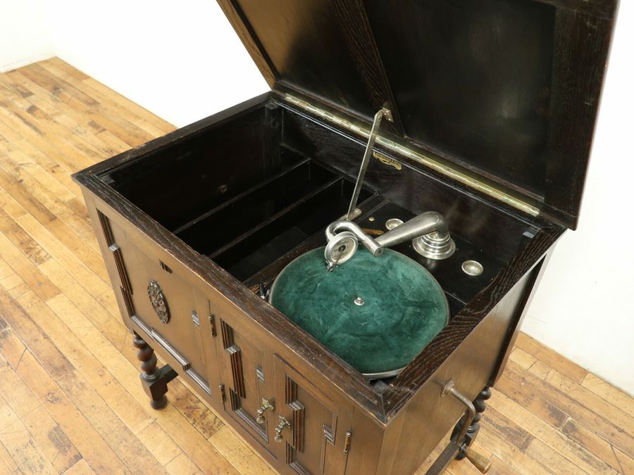 アンティーク家具 グラムフォン 蓄音機