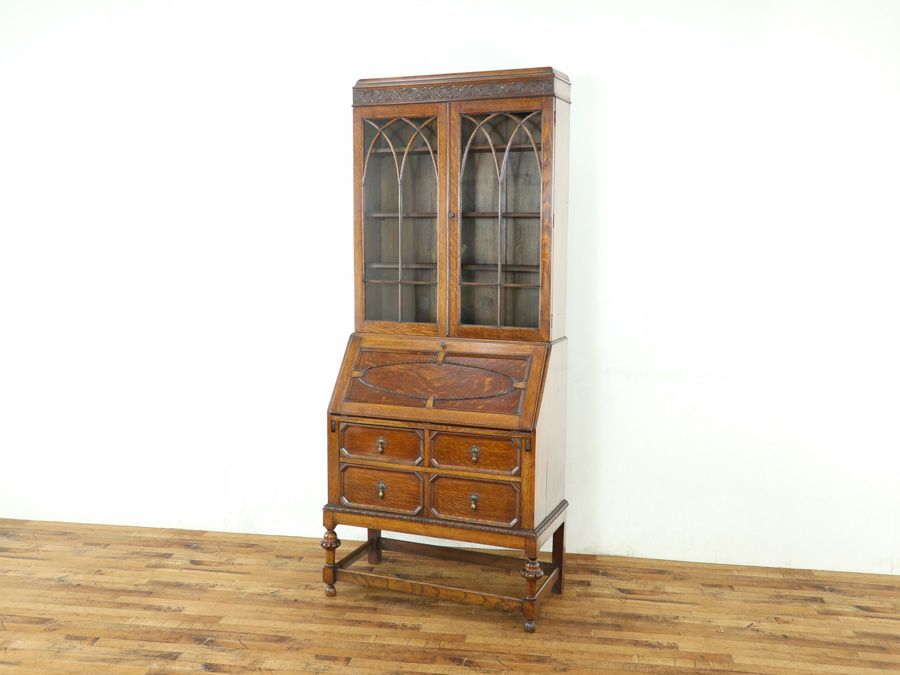 アンティーク家具 ブックビューロー 58843
