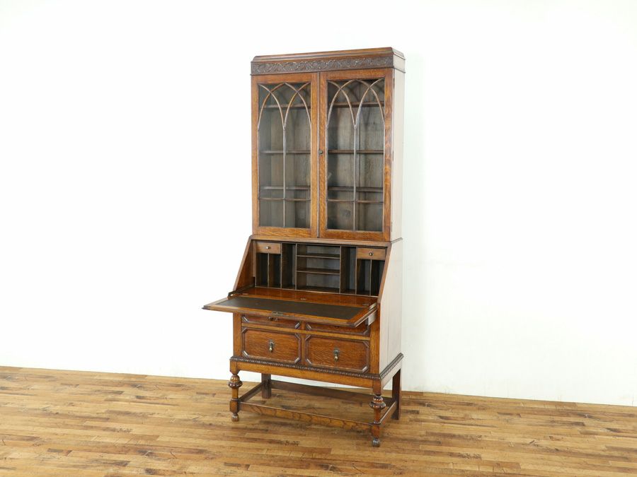 アンティーク家具 ブックビューロー 58843