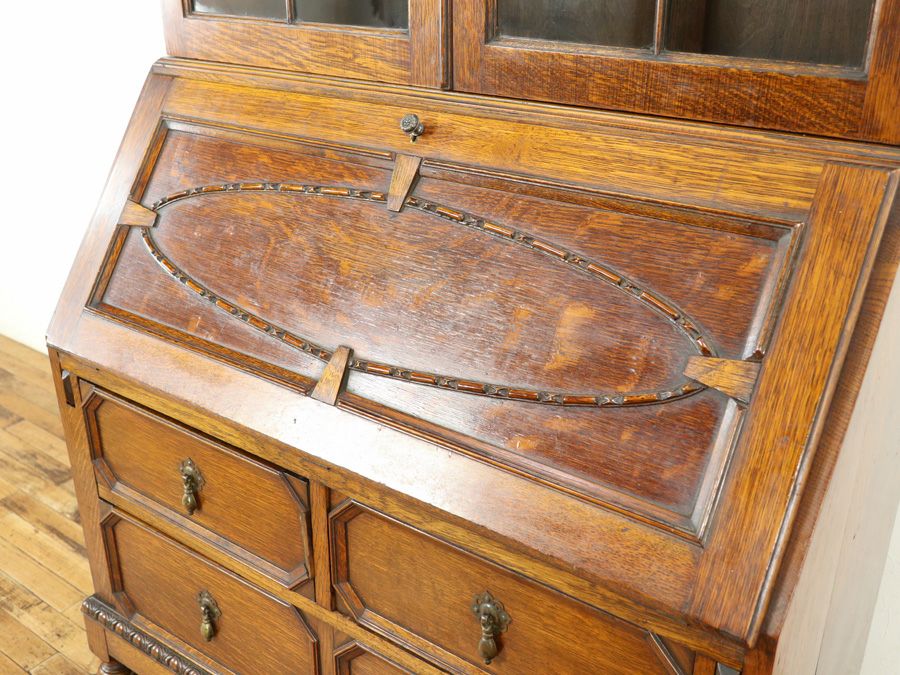 アンティーク家具 ブックビューロー 58843