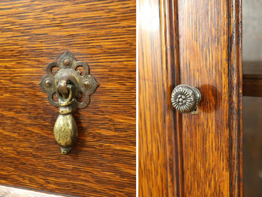 アンティーク家具 ブックビューロー 58843